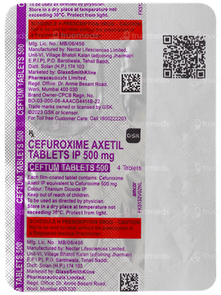 Ceftum 500 Tablet 4
